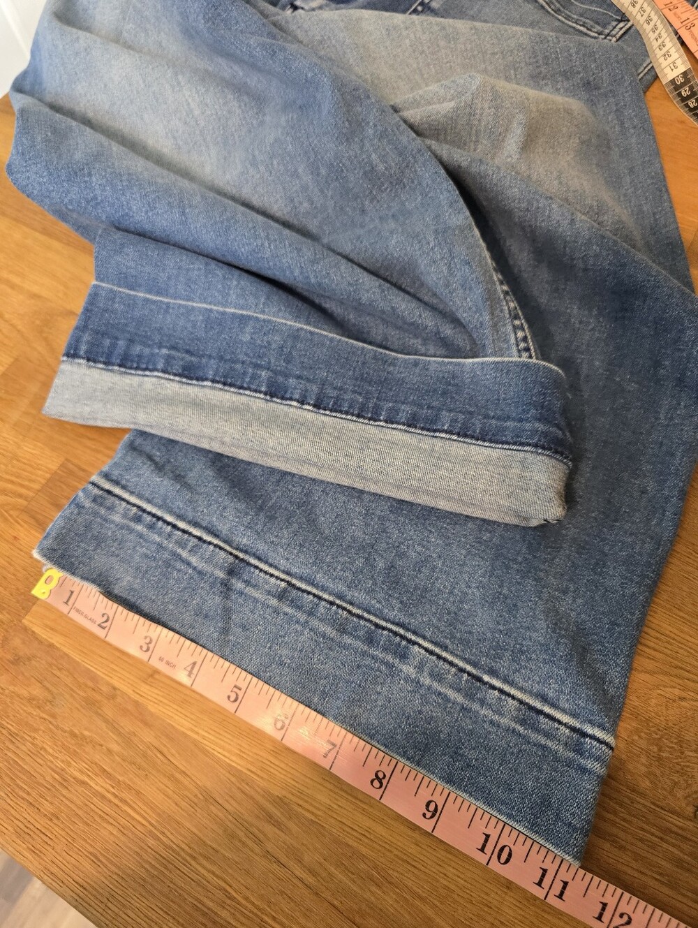Maeve The Colette Crop High-Rise Wide-Leg Jean 33 Anthropologie Denim - Picture 12 of 12